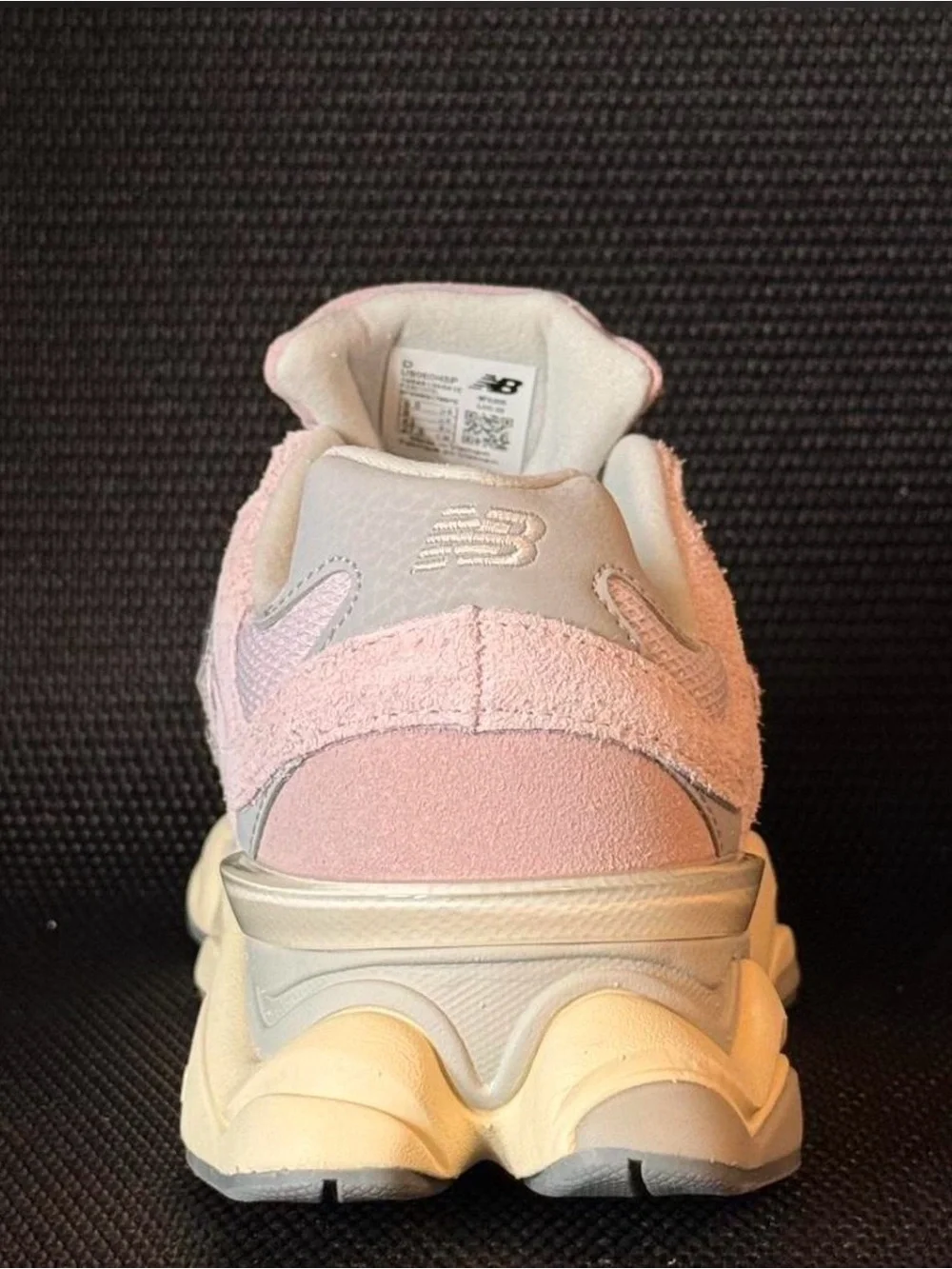 New Balance Pink Suede & Mesh Retro Runner - Picture 3 of 5